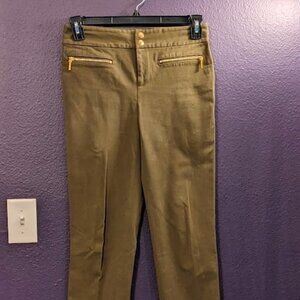 Olive Green Ralph Lauren Slacks in Size 2P